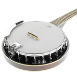 Karrera 6-String Resonator Banjo - Brown 6S-BANJO-BW