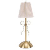 Fabric Bow Lamp Cordless Modern LED Bowknot Table Cute Nightlight Rechargeable for Bedroom V1294-YM0901-3119260000711