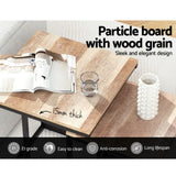 Artiss Nesting Coffee Table Sef of 2 Walnut Brok LC-FURNI-COF02-WD