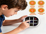 4-in-1 Electronic Tic Tac Toe Game AI Battle, Two-Player Mode, Memory & Speed Challenge Handheld V1102-DZJZQ002