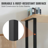 711.2MM Adjustable Furniture Legs, Square Reinforced Steel Office Table legs Set of 2 for DIY, Max V952-FXZTHSGFX28XXZDT7V0
