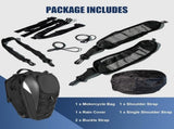 Waterproof motorcycle saddle bag, motorcycle helmet bag, motorcycle backpack, double luggage bag, V1189-LC-QP-00664