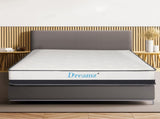 Dreamz Pocket Spring Mattress HD Foam Double MS1008-D-WH