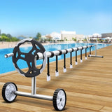 Aquabuddy Pool Cover Roller 5.5m Adjustable Swimming Pool Solar Blanket Reel PC-ROLLER-55