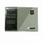 Ardor 1000TC Cotton Rich Reversible Sheet Set Sage KING V442-INT-SHEETS-REVERSIBLE-SAGE-KI