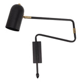 Swing Arm Wall Sconce Iron E27 E26 Adjustable Angle Modern Bedside Hardwired Reading Sconce for V1294-YM0901-3119230160711