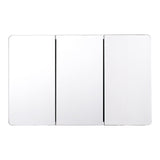 Medicine Cabinet, 25.5 x 40 inch, Medicine Cabinet for Bathroom with Mirror, Aluminum Frame Bathroom V952-JXYJJXJ25540X2HYLV0