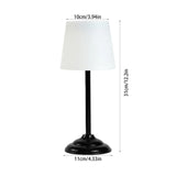 Waterproof Solar Table Lamp, Rechargeable Wireless Outdoor Light for Desk Patio Garden Yard and Room V1237-MS-724-070
