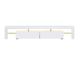 Artiss Entertainment Unit TV Cabinet LED 189cm White Elo FURNI-L-TV189-WH-AB