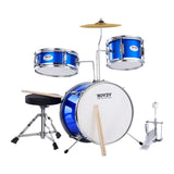 VEVOR Kids Drum Set, 3-Piece, 355.6 mm Beginner Drum Set with Adjustable Throne Cymbal Pedal Two V952-SJTJZGSGZ14LBTYZAV0