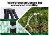 Green Fingers Greenhouse 180x240x240cm Steel Frame PE Cover Outdoor Shelter GH-WALK-PH-24X18