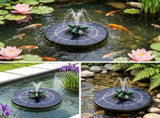 Solar-powered Water Spout, Outdoor Bird Bath Fountain, 5 Spray Modes for Garden and Pool, Attract V1370-AZ4-13942