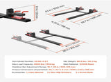 Pallet Forks, 1814 kg Clamp on Pallet Forks, 149 cm Total Length Heavy-Duty Tractor Fork with V952-TPHCKDJK60INXOZ1G001V0