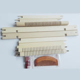 Children's Wooden Loom Kit DIY Hand-Knitting Machine for Tapestry Weaving Beginners Kids Adults V1370-AZ4-20311