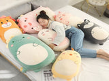 Squishmallow Kawaii Plush Pillow Doll 80cm Dinosaur Unicorn Rabbit Soft Stuffed Animal V1188-MA108C-05037-9