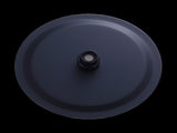 200mm Shower Head Round 304SS Electroplated Matte Black Finish V63-826381
