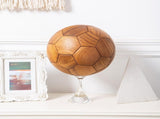 Handcrafteden Football Puzzle 3D Mortise and Tenon Soccer Ball Assembly Kit Walnut , Beech V1107-CS-LBSMZQ1