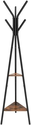 VASAGLE Vintage Coat Rack Stand Black V227-8498101000140