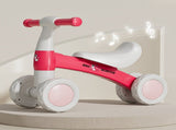 Balance Bike, Pedal-Less Baby Scooter, Toddler Learning Walker with Music for Ages 13 Magenta V1265-AU-497-MAGENTA