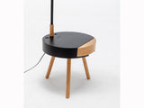 Florence Tripod Lamp Shelf Storage Drawer Bed Side Table Light w/ USB Charger V563-75178