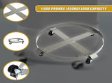 Drum Dolly 450kg 55 Gallon w Swivel Casters Heavy Duty Steel Frame Non Tipping V63-824681