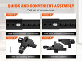 Mobile Base, 680.3 kg Capacity, Adjustable from 457.2 x 609.6 mm to 673.1 x 800.7 mm, Heavy Duty V952-JJYDDZ1500LBNTWJXV0