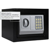 CARLA HOME Electronic Safe Box - Money Safe with Deposit Slot - Black - Cash Locker V178-36518