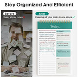 6Pack To Do List Notepad, Undated Daily Planner for Work and Goal Setting Greenery Sway, 52 Sheets, V1107-121-02601-DKG-6PACK