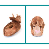 Triceratops Plush Slippers Winter Autumn and Winter Cartoon Men and Women Indoor Cotton Slippers V1294-YM0727-180911XM08-1