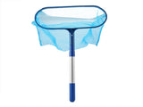 Swimming Pool Leaf Skimmer Mesh Net with Telescopic Pole Pond Tub Effective Cleaning Tool V1294-YM0901-JY09994