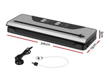 Devanti Food Vacuum Sealer Machine Auto Seal Slide Cutter 9 Modes Marinate Black FVS-32-PKL-BK