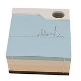 3D Memo Pad Sticky Notes Paper Craft DIY Home Decoration Holiday Gifts with Storage Box V1294-YM0706-3115230079111