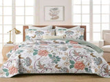 Understated Quilted coverlet and pillowcovers set Subtle Elegance - Queen size V745-MAC080513Q13U