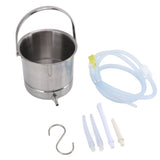 Enema Bucket Kit Silicone Household 1.6L Bucket Hose Nozzles with Storage Bag For Colonic V1294-YM0718-3117220199011