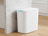 Devanti Automatic Trash Bin with Lid 25L Motion Sensor Kitchen Bin Touchless Garbage Can Plastic SB-F-25L-WH