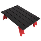 Mini Aluminum Alloy Picnic Table Lightweight Folding Table for Outdoor BBQ Backpacking Camping V1294-YM0901-3111200128211