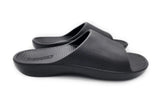 Archline Rebound Orthotic Slides Flip Flop Thongs Slip On Arch Support - Black - Euro 41 V563-AHS00100-41