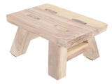 Solid Wood Bench Shoe Stool Wooden Stool Wooden Stool Wooden Helper Stool Table Feet Rest Desk V1192-AZ-W-11121