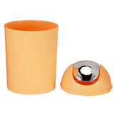 Mini Flip Lid Home Living Room Bedroom Desktop Bedside Plastic Trash Can Garbage BinOrange V1294-YM0901-3117200123612