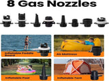 OutdoorMaster 20PSI High Pressure 88.8Wh Rechargeable SUP Air Pump Electric Shark 2S - Auto-Off & V1168-J6-0CEB-FZ4T