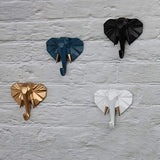 Elephant Head Modern Wall Decoration Resin Animal Creative Hook Home Cloakroom Bedroom Jewelry V1370-AZ4-05846