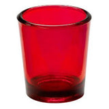 20 Pack Red Glass Votive Tealight Candle Holders House Party Cenrepiece Xmas Wedding Decor Glass V382-REDCHX20