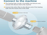 12-pack CPAP Inline Filter, Universal Inline CPAP Filter Compatible with BiPAP Machines V1258-DP02-WO-639