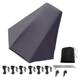 SUV Car Side Awning Roof Top Tent, UV Protection Sun Shade Shelter Suction Cup, Silver Coated Black V1366-AZ2-W-14193