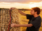 Round Bale Hay Net, 1.5 x 1.5 x 1.5 m, 44.45 x 44.45 mm Holes, PE Material, Reinforced Knotted V952-MGCWZWYYJW55TJWBB001V0