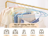 Clothes Hanger 14 Pack, Sweater Hangers No Shoulder Bump, 16.5 inch Wide Heavy Duty Coat Hangers for V1258-DP02-WO-186
