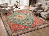 Marlow Floor Rug Vintage Polyester Washable Area Rugs FR2038-250X200-RD-AU