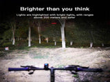 Bike Light, High Lumens Super Bright Bicycle Lite, 4 Modes USB Rechargeable Bike Headlight, V1366-AZ2-W-13140