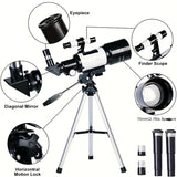 75X Sky-Watcher Telescope Auto Focus with Tripod V1142-LP601099763768844