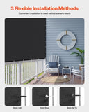 VEVOR 90% Sun Shade Cloth Privacy Screen 305 x 366 cm for Patio Garden V952-JBZGB185GSM1NJXI8001V0
